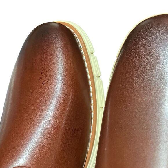 BRUNO MARC NEW YORK Shoes Mens 13 Purpose Brown Leather Oxford Dress - Picture 8 of 13